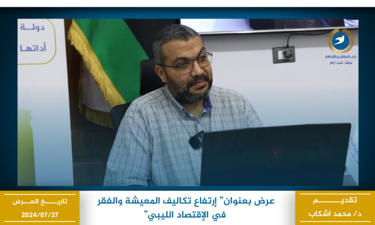 إرتفاع تكاليف المعيشة والفقر في الإقتصاد الليبي